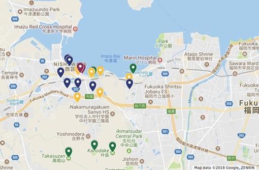 希少品 1978年 住宅地図 福岡地典 福岡市南区 昭和53年版 片岡技研発行 古地図 久留米 福岡県 佐賀県 地図 資料 46×57cm 明治33年測量 昭和