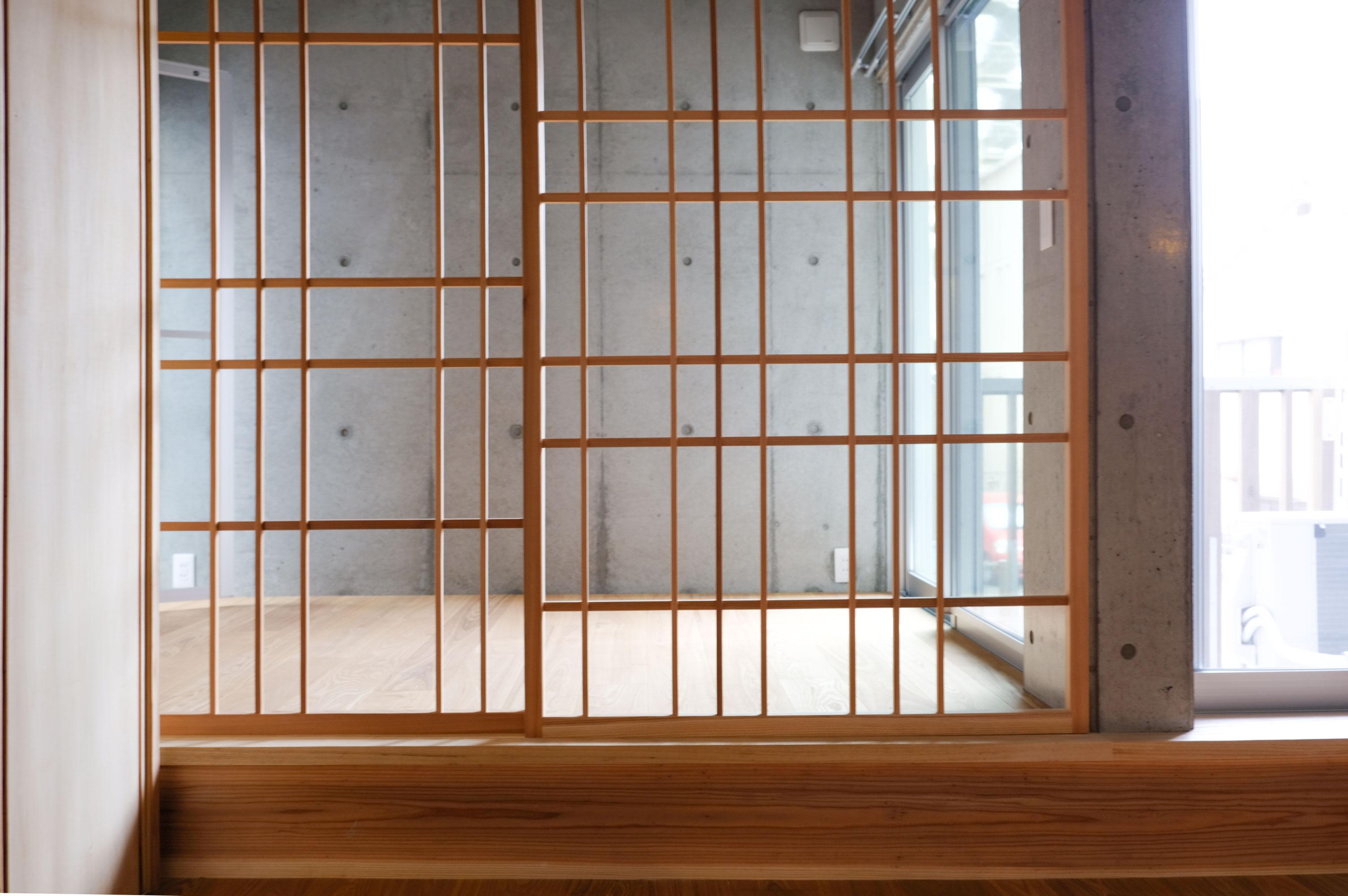 建具の組子にも遊び心
