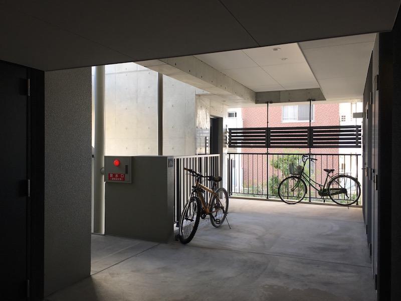自転車の駐輪は共用部