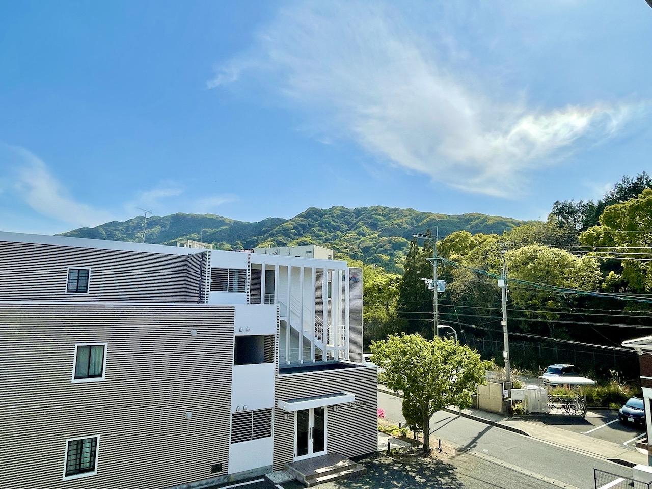 ベランダからの景色。建物がなければな〜。