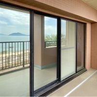 福岡市西区小戸の賃貸物件/シートを貼って反射し部屋の中が見えないので安心。