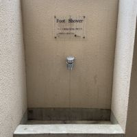 福岡市博多区美野島の賃貸物件/共用廊下にペットシャワー。