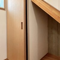 福岡市南区大楠の賃貸物件/トイレ前にも収納と隣は洗濯機置場。