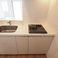 福岡市中央区長浜の賃貸物件/2口コンロ。