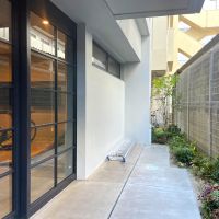 福岡市早良区高取の賃貸物件/ラウンジ横には洗車スペース。