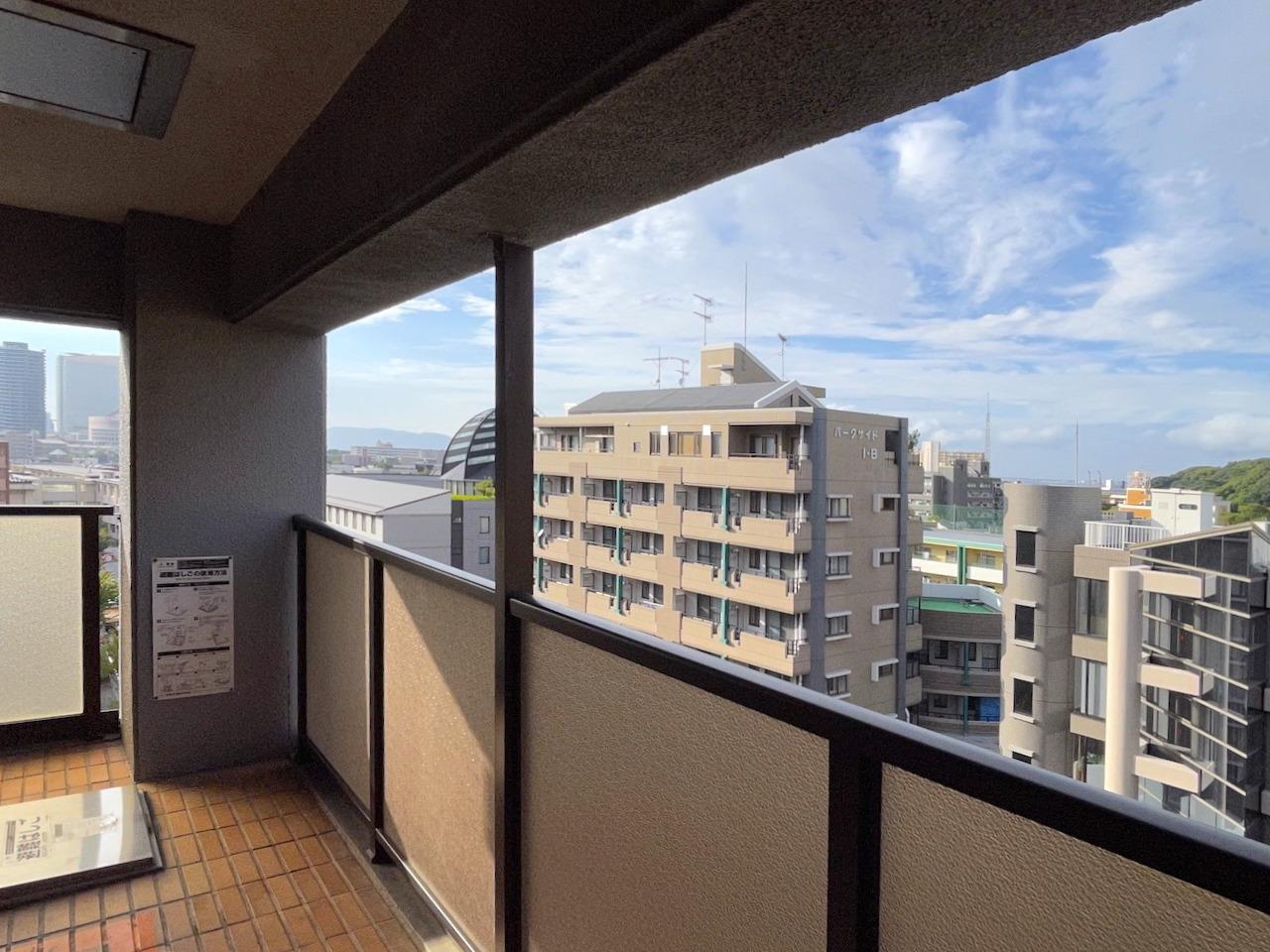 ブラウンのタイルが可愛い。