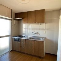 福岡市中央区福浜の賃貸物件/キッチン横には、便利な小さなバルコニーもあります。