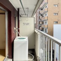 福岡市南区大橋の賃貸物件/洗濯置き場はバルコニーになります。