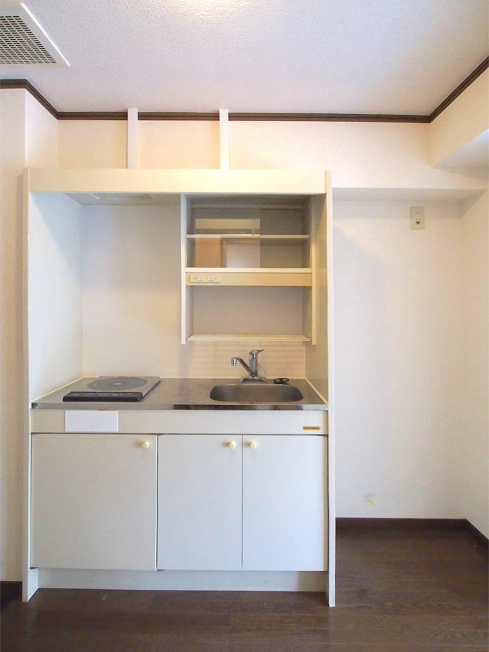 福岡市中央区大濠公園の賃貸物件/最小限のミニキッチン