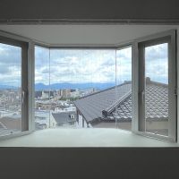 福岡市南区高宮の売買物件/東向きの窓。角部屋に感謝。