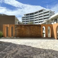 福岡市中央区六本松の賃貸物件/ん？水の音が聞こえると思ったら、噴水が!!