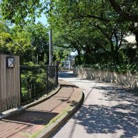 福岡市東区名島の売買物件/春にはこのアプローチは桜満開になるんだそう。待ち遠しい！