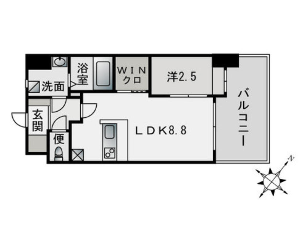 福岡市中央区長浜の賃貸物件