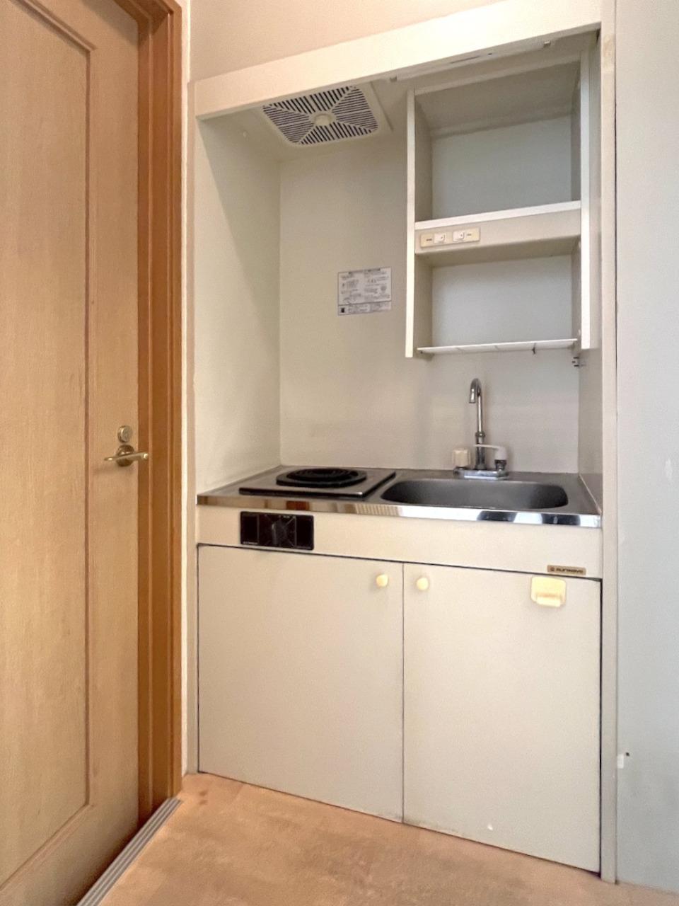 福岡市博多区上川端町の賃貸物件/キッチンは1口