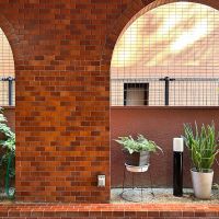 福岡市中央区荒戸の賃貸物件/共用部はヴィンテージな雰囲気。