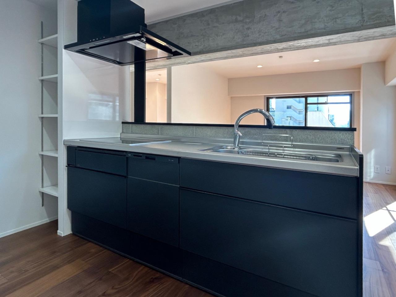 福岡市中央区荒戸の賃貸物件/キッチンは食洗機付き。