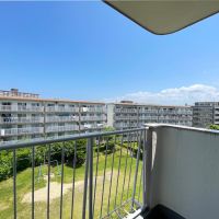 福岡市早良区南庄の賃貸物件/北側にも奥行きのあるバルコニー。