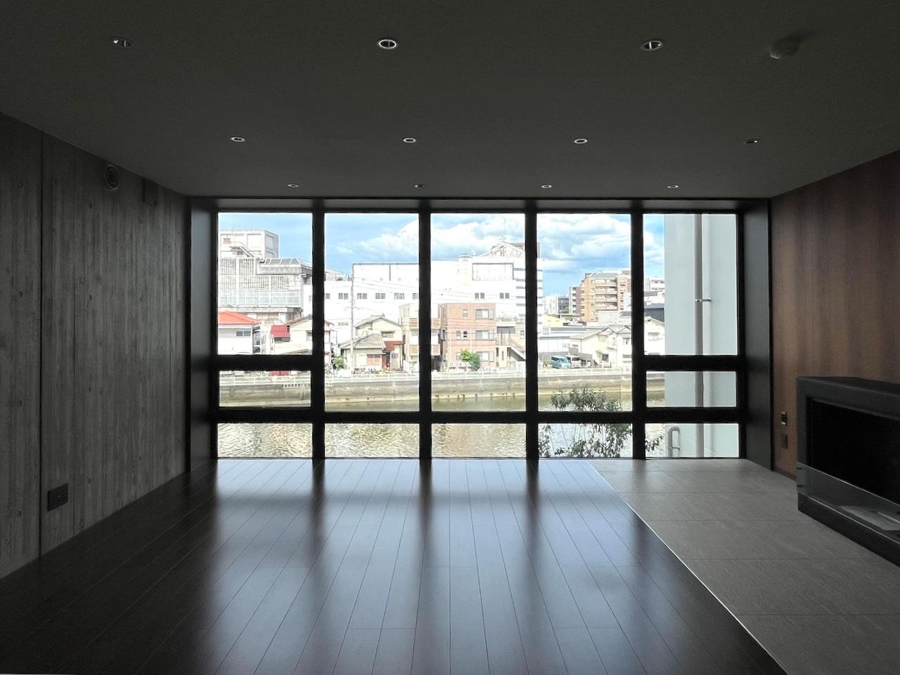 福岡市早良区室見の賃貸物件/【Bタイプ】こちらはテラスがない分スッキリした借景。