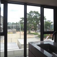 福岡市早良区室見の賃貸物件/【Bタイプ】公園側の借景。公園も四季折々の変化があるんだとか