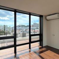 福岡市早良区室見の賃貸物件/【Cタイプ】4階はルーフバルコニーがあるのでこんな感じ。