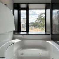 福岡市早良区室見の賃貸物件/お風呂は広めの仕様。区画によっては景色もいい感じです。