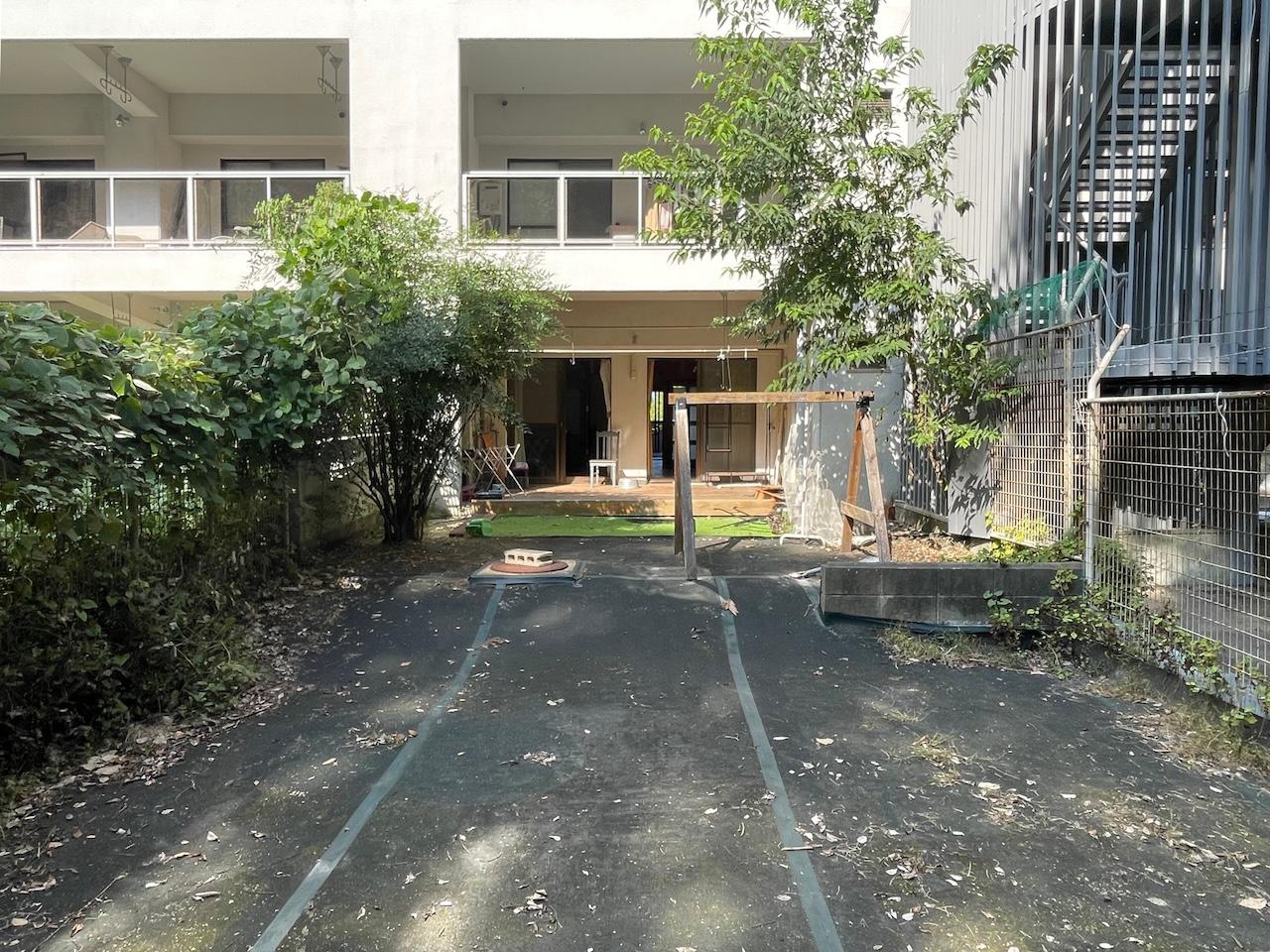 福岡市西区大字徳永の売買物件/キャッチボールできるぐらいの長さ。