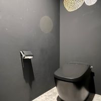 宗像市神湊の売買物件/ブラックのお手洗い
