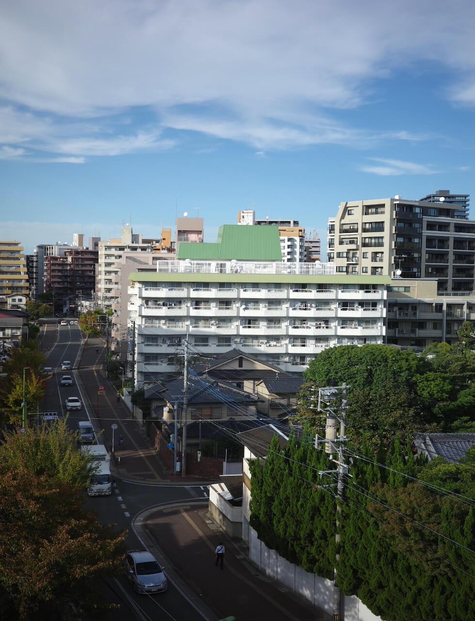 福岡市中央区今川の賃貸物件/北側には桜並木が。お部屋によっては室内からも桜を楽しめそうです。