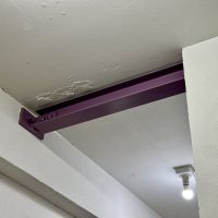 福岡市中央区天神の賃貸物件/こっそりとアクセントカラーになる鉄筋が隠れています。