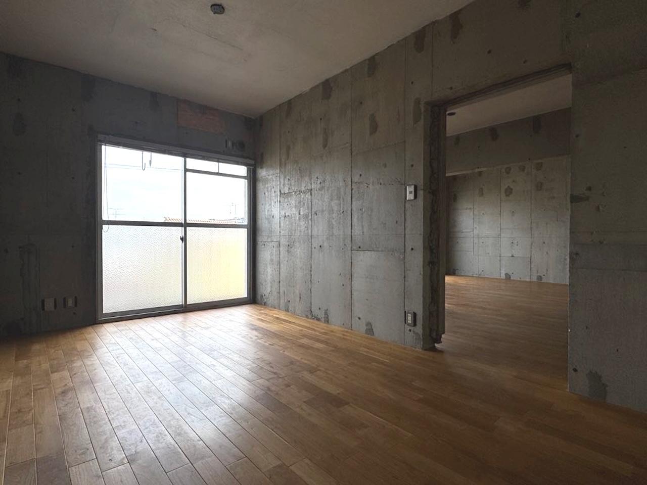 那珂川市片縄の賃貸物件/躯体にフローリングのみ