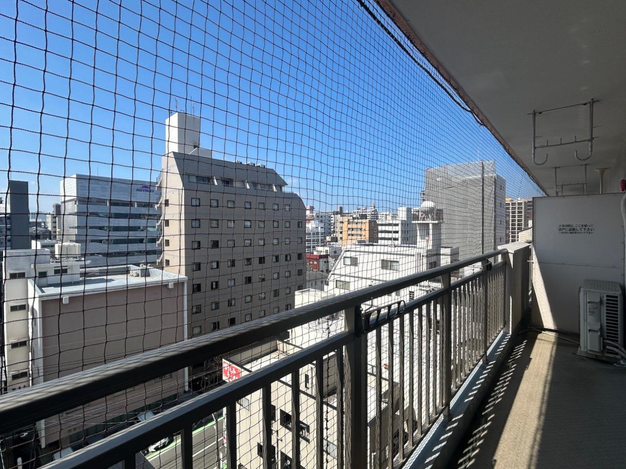 福岡市博多区奈良屋町の売買物件/お部屋は8階。視界が開けていて、気持ちのいい抜け感があります。