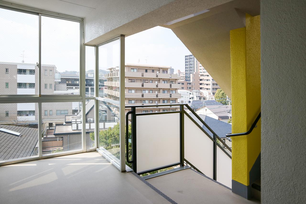福岡市南区市崎の賃貸物件/ほら、共用部もいいでしょ