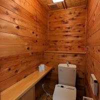 福岡市中央区薬院の賃貸物件/お手洗いも世界観が統一されています。