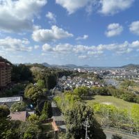 福岡市西区大字徳永の売買物件/北側バルコニーから。空が広く感じる。