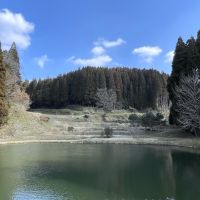 熊本県阿蘇市小国大字宮原の賃貸物件/目の前には溜池。ぼぉーっと眺めたくなります。