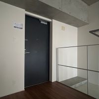 福岡市中央区警固の賃貸物件/ロフト部分に玄関があります。土間スペースはないので工夫が必要そう。