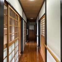 福岡県久留米市山本町の売買物件/廊下ももちろん長いです。