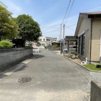 福岡県久留米市城島町の売買物件/目の前の道路。