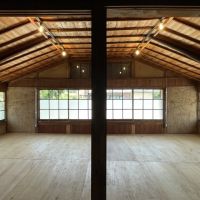 糸島市長野の賃貸物件/区画D：約30平米の広さ。少し天井は低めです。