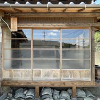 糸島市長野の賃貸物件/区画Bの外からの入り口はこちら（現在、外構工事中です。）