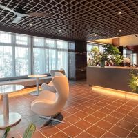 福岡市中央区六本松の賃貸物件/共有ラウンジは受付サービスもあります。