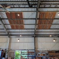 佐賀県唐津市浜玉町渕上の売買物件/天窓を木板でふさいだDIYも、もちろんオーナーさんの手仕事。