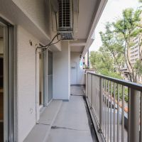 福岡市中央区赤坂の賃貸物件/ベランダはこんな感じ