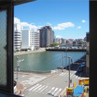 福岡市中央区天神の賃貸物件/東向きの小窓からもこの景色。