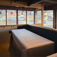 八女市本町の賃貸物件/こちらキッチンスペース。配管・電気配線・ガス管などの立ち上げに関する改装工事は貸主側で施工する予定