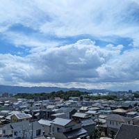 福津市西福間の売買物件/反対側は山と住宅街が広がり、ほっとする風景。