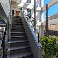 福岡市東区馬出の賃貸物件/エレベーター無し、お部屋へのアプローチは階段です。