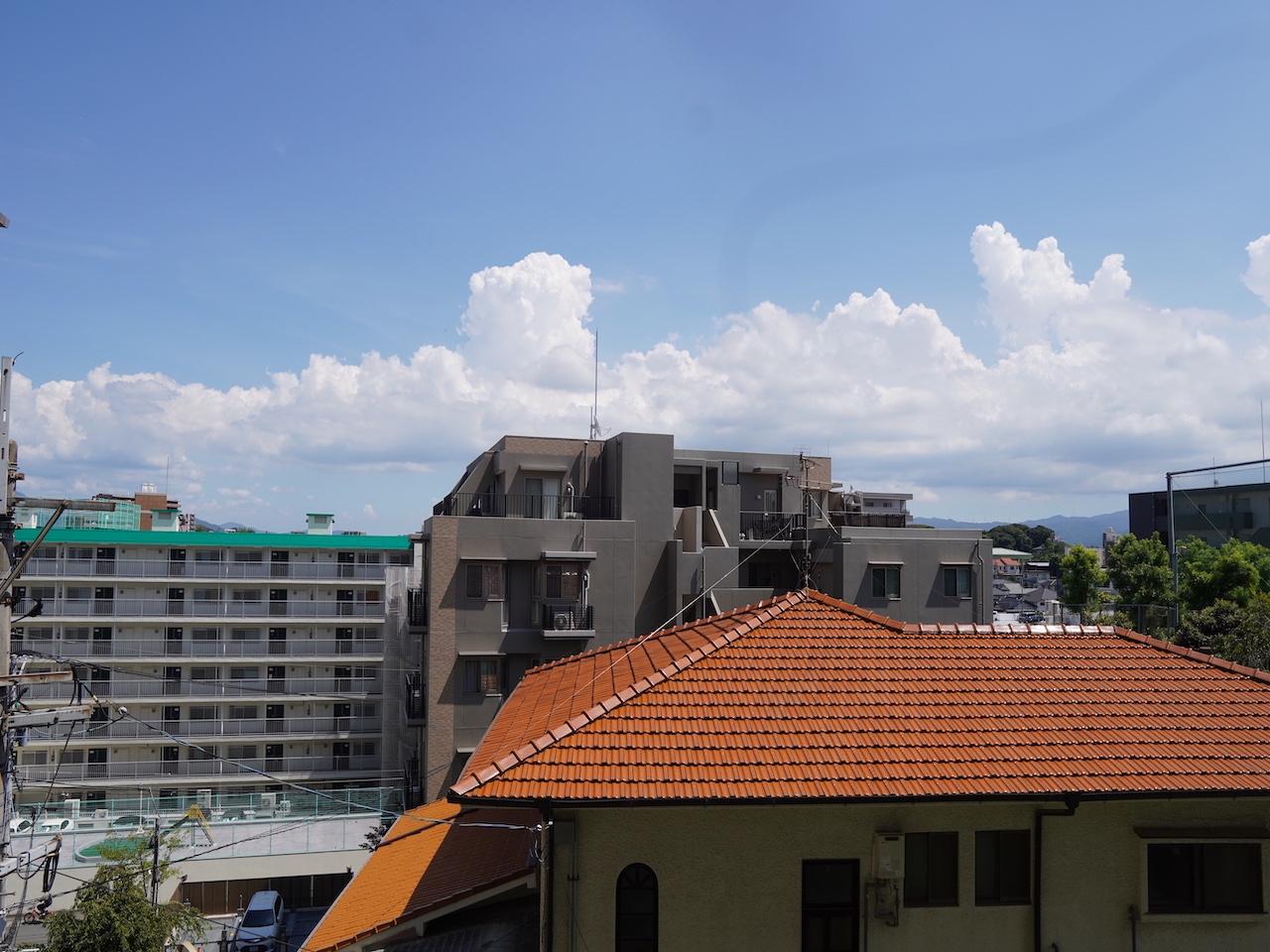 福岡市南区多賀の売買物件/お部屋からの眺めはこんな感じ。見晴らしもグッド。