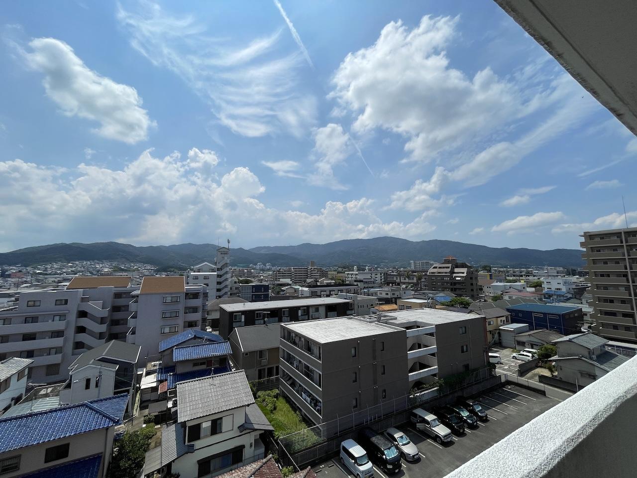 福岡市南区花畑の売買物件/油山を一望できます。