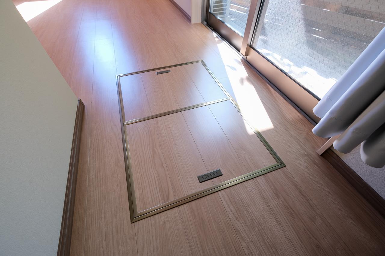 福岡市中央区桜坂の賃貸物件/床下収納があって、、